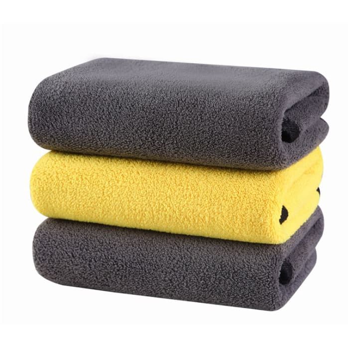 Ảnh Bộ Combo Khăn và Chổi Lau Xe Ô Tô Loại To 60*30CM Sợi Siêu Thấm Microfiber Dùng Cho Xe Ô Tô Xe Tải Xe Khách Amalife 3