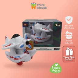 Thumbnail Đồ chơi máy bay trượt đà Toyshouse 0783-243 có bánh xe cho bé 2