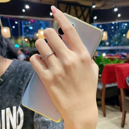 Thumbnail Nhẫn cặp đôi CDE Milgrain Silver Ring CDE8003SV & CDE8004SV 4