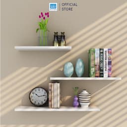 Thumbnail Kệ Thanh Ngang Rộng 15cm, Dài 20cm Đến 50cm Nhiều Màu Thương Hiệu SIB Decor KT001 1