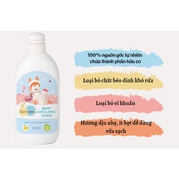 Thumbnail Nước rửa bình sữa Organic cho bé Lamoon - Túi 450ml 2