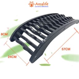 Thumbnail Khung Tựa Lưng Lượn Sóng Tựa Cột Sống Mát Xa Cổ Vai Gáy Cho Dân Văn Phòng Ngồi Nhiều, Khung Mát Xa Lưng To Hãng Amalife 1