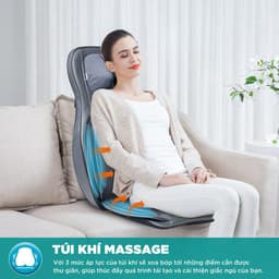 Thumbnail Đệm Massage Toàn Thân KINGTECH KC-700 - Mát Xa 3D Chuyên Sâu Cho Lưng, Cổ Gáy - Quà Tặng Cho Bố Mẹ, Sếp, Khách Hàng 4