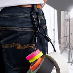 Thumbnail Móc khoá dây đeo thắt lưng SELENS bằng thép màu đen chuyên dụng 1