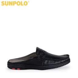 Thumbnail Giày sục dép nam Da bò SUNPOLO đi làm đi chơi SPO274 2