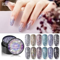 Thumbnail Rosalind 5ml Gel cầu vồng đầy sao sáng cho đèn LED / UV thiết kế nghệ thuật làm móng 1