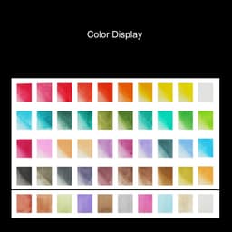 Thumbnail Set màu nước nghệ thuật làm móng SEAMIART 202 * 82 * 33mm 50 màu cơ bản với cọ sơn móng 3
