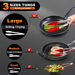 Thumbnail Kẹp silicone thực phẩm bằng thép không gỉ Walfos 3