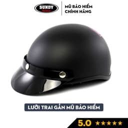 Thumbnail Lưỡi chai mũ bảo hiểm SUNDY, le chắn gió nón bảo hiểm phượt thời trang, chắn gió, cải thiện tầm nhìn 1