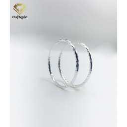 Thumbnail Bông tai bạc Ý 925 Huệ Ngân - Vòng to xinh RYE30C14101 1