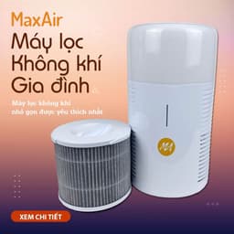 Thumbnail Máy lọc không khí Max Air MA025 và 2 màng lọc than hoạt tính Carbon chính hãng lọc sạch mùi, tiết kiệm hơn 2