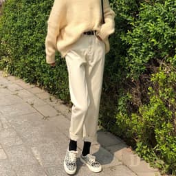 Thumbnail Quần jean dài ống rộng thời trang cho nữ Palazzo 3