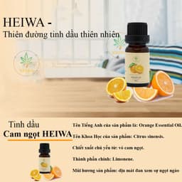 Thumbnail Tinh dầu Cam ngọt 100ml thương hiệu HEIWA nhập khẩu Ấn Độ  - có giấy kiểm định . 2
