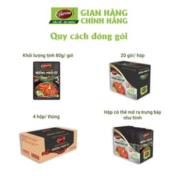Thumbnail Gia Vị Nướng Muối Ớt Barona 80g ướp ngon chuẩn vị không cần nêm nếm 4