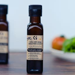 Thumbnail Dầu mè đen nguyên chất GUfoods - Lành mạnh, Phù hợp eat clean, Trộn salad, Cho bé ăn dặm (120ml/250ml) 3
