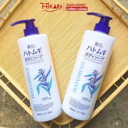 Thumbnail Sữa tắm ý dĩ sáng da Reihaku Hatomugi Body Soap giảm mụn dưỡng ẩm 800ml 4