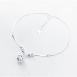 Thumbnail Lắc chân bạc Ý 925 Huệ Ngân - Chuông xinh RYBJ50098 1
