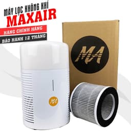 Thumbnail Máy lọc không khí MaxAir lõi lọc than hoạt tính khử mùi, Air Purifier lọc bụi mịn,lọc lông chó mèo,BH 12tháng CHÍNH HÃNG 1