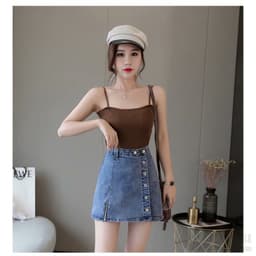 Thumbnail Chân váy cotton Daduhey dáng chữ A kiểu ôm thời trang mùa hè mới 4