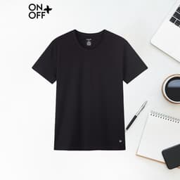 Thumbnail Áo thun nam ngắn tay ONOFF công nghệ Cotton Compact cao cấp, mềm mịn - 18IS23S013 1