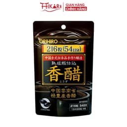 Thumbnail Viên uống dấm đen giảm cân Nhật Bản Orihiro túi 216 viên đẹp da an toàn 2