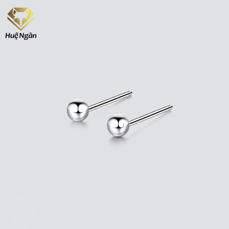 Ảnh Bông tai bạc 925 Huệ Ngân - Hạt châu E01 3