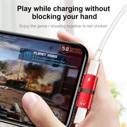 Thumbnail Hdoorlink 2 In 1 Type C/IOS To 3.5mm Adapter Đầu Chuyển Đổi Âm Thanh Dây Cáp Chia Cổng Sạc 3