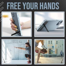 Thumbnail Giá đỡ điện thoại HDOORLINK bằng thép không gỉ siêu mỏng có thể gấp gọn tiện dụng cho Samsung Huawei Xiaomi 4