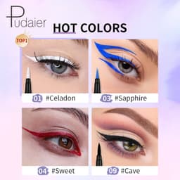 Thumbnail Bút kẻ mắt lâu trôi chống thấm nước Pudaier, 9 màu 3