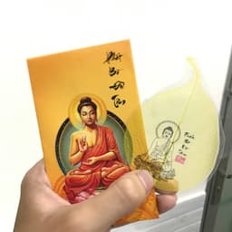 Thumbnail Lá Bồ Đề Lá In/Khắc Hình Phật Màu Vàng - Phụ Kiện Để Bóp/Ví, Ốp Sau Điện Thoại | MTH JEWELRY 4