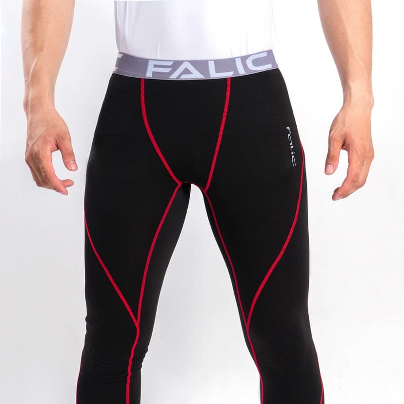 Ảnh Quần legging giữ nhiệt nam FALIC lót lông form ôm co giãn tập thể thao gym đánh bóng rổ FAL2011 2