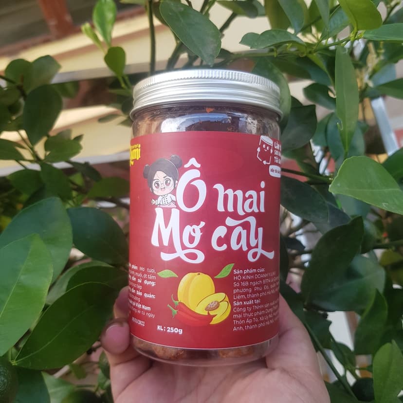 Ảnh Ô mai mơ cay Trạm ngọt Yumi xí muội hoa quả khô ăn vặt trái cây thơm ngon 2