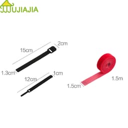 Thumbnail Set 3 Cuộn/10 Dây Quấn Cố Định Cáp Sạc JUJIAJIA Có Quai Dán Tiện Dụng 2