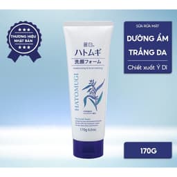 Thumbnail Sữa Rửa Mặt Dưỡng Ẩm, Ngừa Mụn, Sáng Da Chiết Xuất Ý Dĩ Nhật Bản Hatomugi Moisturizing & Facial Foam 130g 1