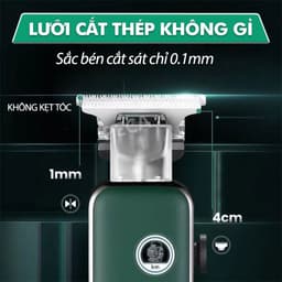Thumbnail Tông đơ chấn viền cao cấp Kemei KM-5098 thiết kế độc đáo kết hợp cạo đầu, khắc tóc, fade trắng chân tóc- Hàng chính hãng 2