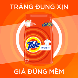 Thumbnail Bột giặt TIDE Hương Downy Quần Áo Trắng Sáng Túi 3.6KG/3.8KG 3