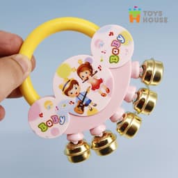 Thumbnail Set đồ chơi 4 món Xúc xắc, lục lạc, kèn, trống Toyshouse dành cho bé từ sơ sinh 733A giúp bé phát triển thính giác 4