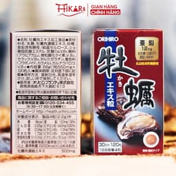 Thumbnail Viên uống tinh chất hàu tươi tăng cường sinh lý Nhật Bản Orihiro 120 viên 1