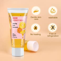 Thumbnail RUOALL Wax tẩy lông Kem tẩy lông Triệt lông Vĩnh viễn 50g Kèm 3 tờ giấy và 2 que wax 3