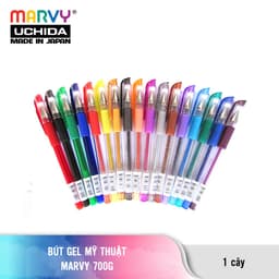 Thumbnail Bút gel có nắp Marvy Uchida 700G ngòi 0.7mm 1