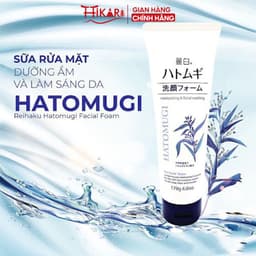 Thumbnail Sữa rửa mặt ý dĩ làm sáng da REIHAKU HATOMUGI W Cleansing foam 170g 3