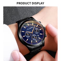 Thumbnail Đồng hồ CRRJU 881S bằng thép không gỉ không thấm nước thời trang thể thao thông thường cho nam 3