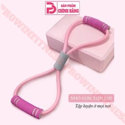 Thumbnail Dây kháng lực số 8 tập Prowin Fitness Yoga Gym chuyên dụng 3