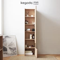 Thumbnail Tủ Trang Điểm Decor Có Gương Soi Toàn Thân Đứng Hack Dáng Đẹp, 2 Cánh Mở, Cao 165cm KEGODA KGD43 3