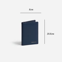 Thumbnail Ví Da Nam Gập Đôi Dáng Đứng Leonardo - Card Mercury Wallet - Chất Liệu Da Taiga Có Độ Bền Cao 3