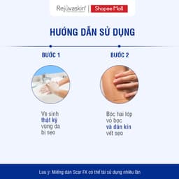 Thumbnail Miếng Dán Ngăn Ngừa Và Ép Sẹo Lồi / Phì Đại Scar FX 2,5cm x 2,5cm của Rejuvaskin 3