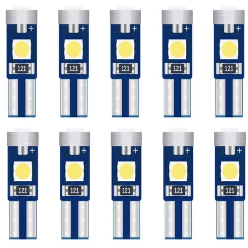 Ảnh Bóng Đèn LED Chỉ Báo LYMOYO T5 W3W W1.2W 3SMD Chêm Taplo Xe Hơi 1