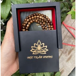 Thumbnail Vòng Tay Trầm Hương Chuỗi Tràng Hạt 108 7mm Trầm Tốc - MTH JEWELRY 1