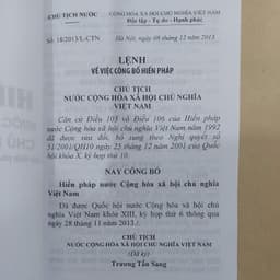 Thumbnail Sách - Hiến pháp (5 năm 2013-1992-1980-1959-1946) (NXB Lao động) 2