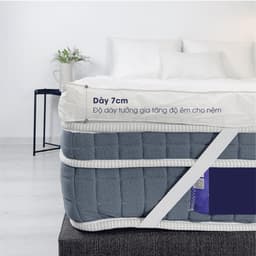 Thumbnail Topper Changmi Bedding lông vũ nhân tạo Microfiber Hàn Quốc chuẩn khách sạn 5 sao, tăng độ êm cho nệm 4